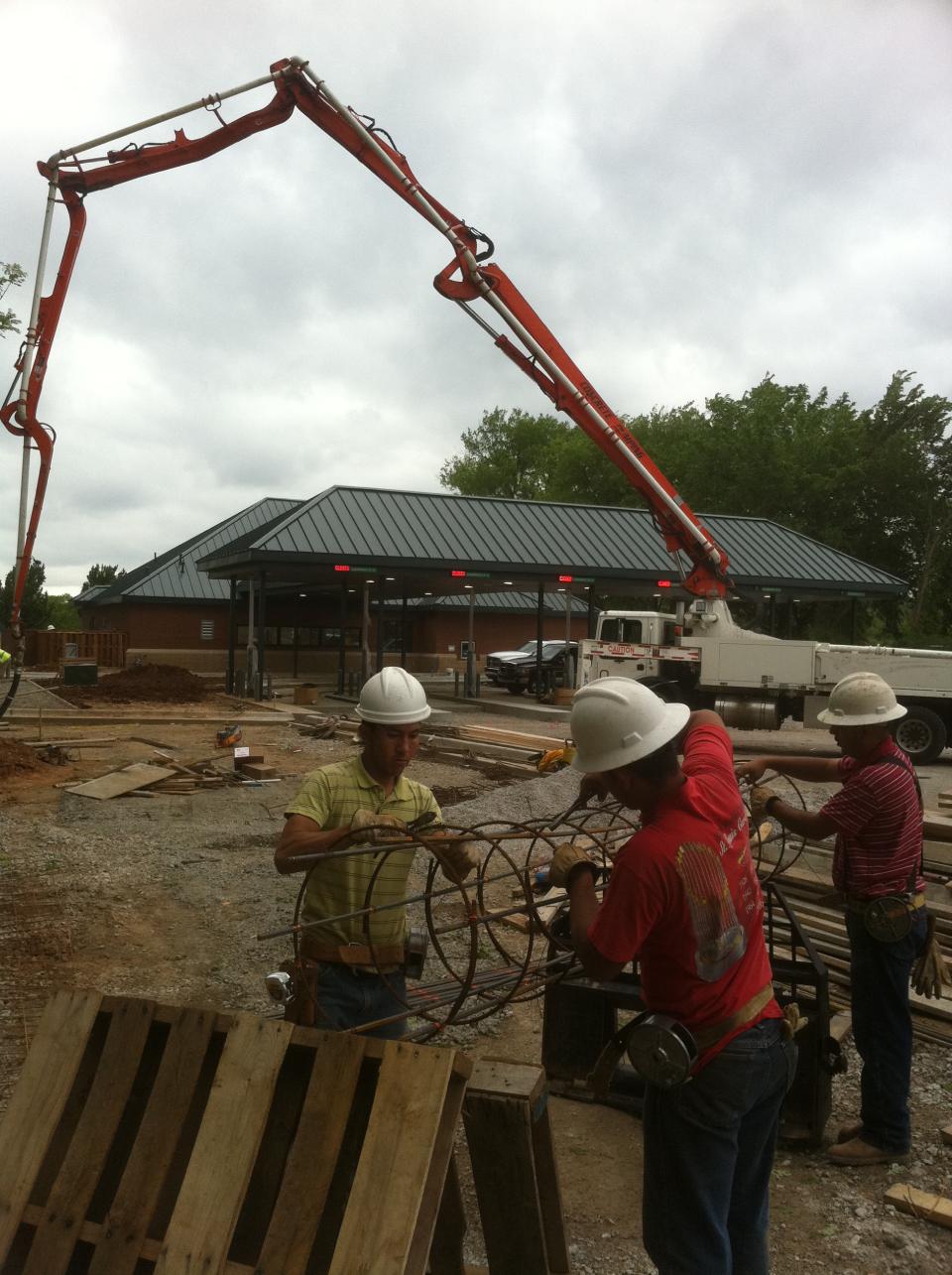 Call us for commercial concrete jobs of any size