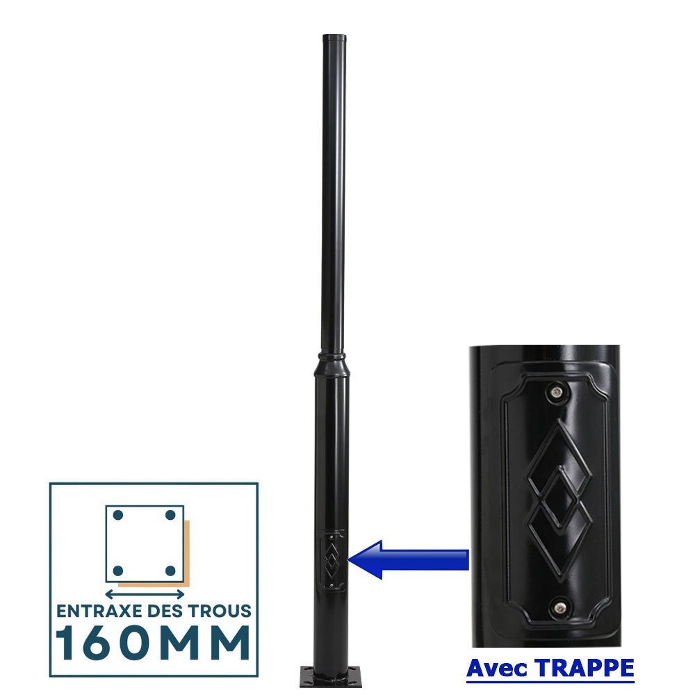 Mât/Poteau pour lampe de rue - Série STANDARD V2 Mât/Poteau pour lampe de rue - Série STANDARD V2