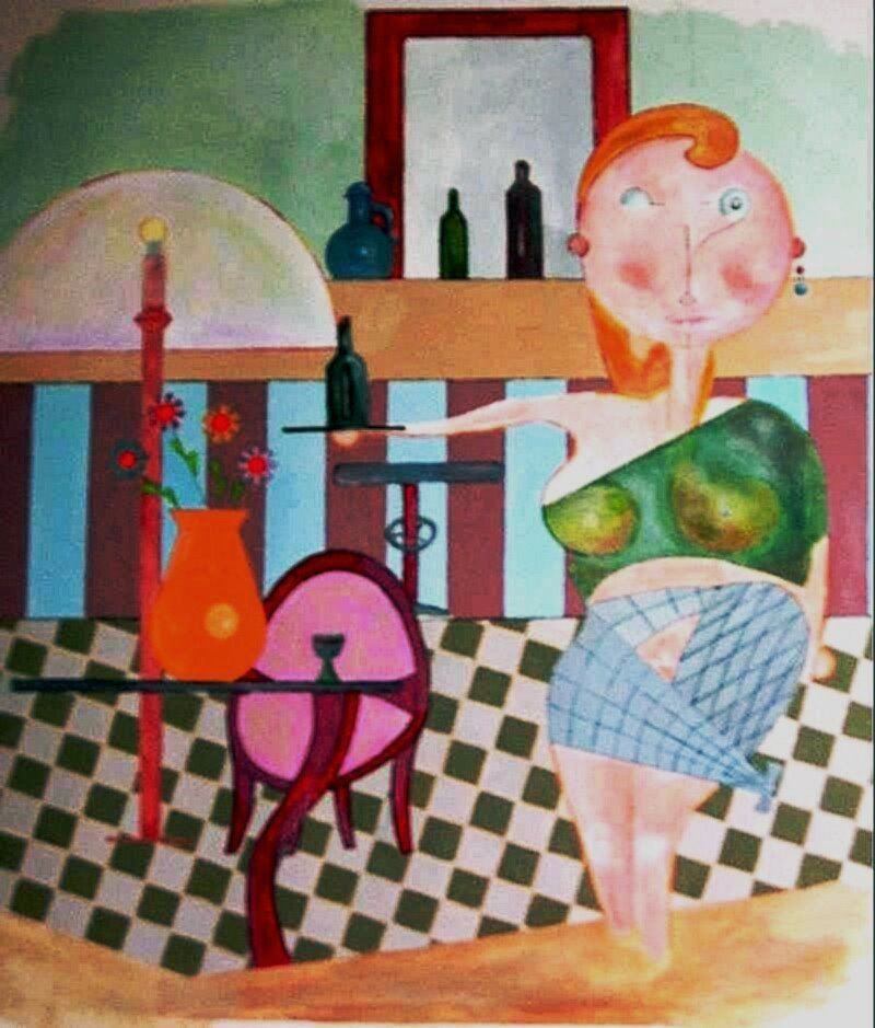 Acryl auf Papier, 40cm x 50cm, 2007