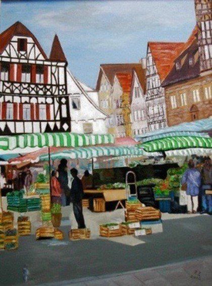 Öl auf Leinen 2002 80cm x 60cm