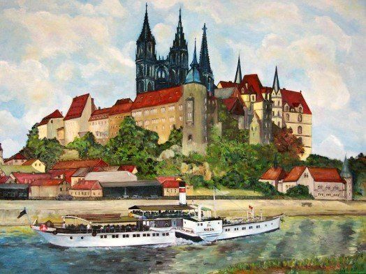 Öl auf Leinen 1991 79cm x 60,5cm