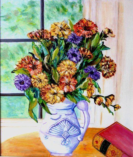 Öl auf Leinen 1989 46cm x 54cm