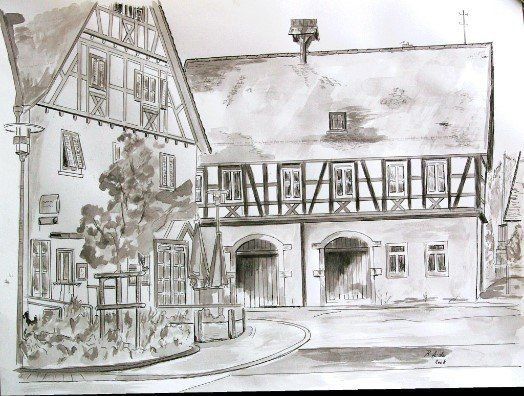 Tusche auf Papier 2008 38cm x 47cm