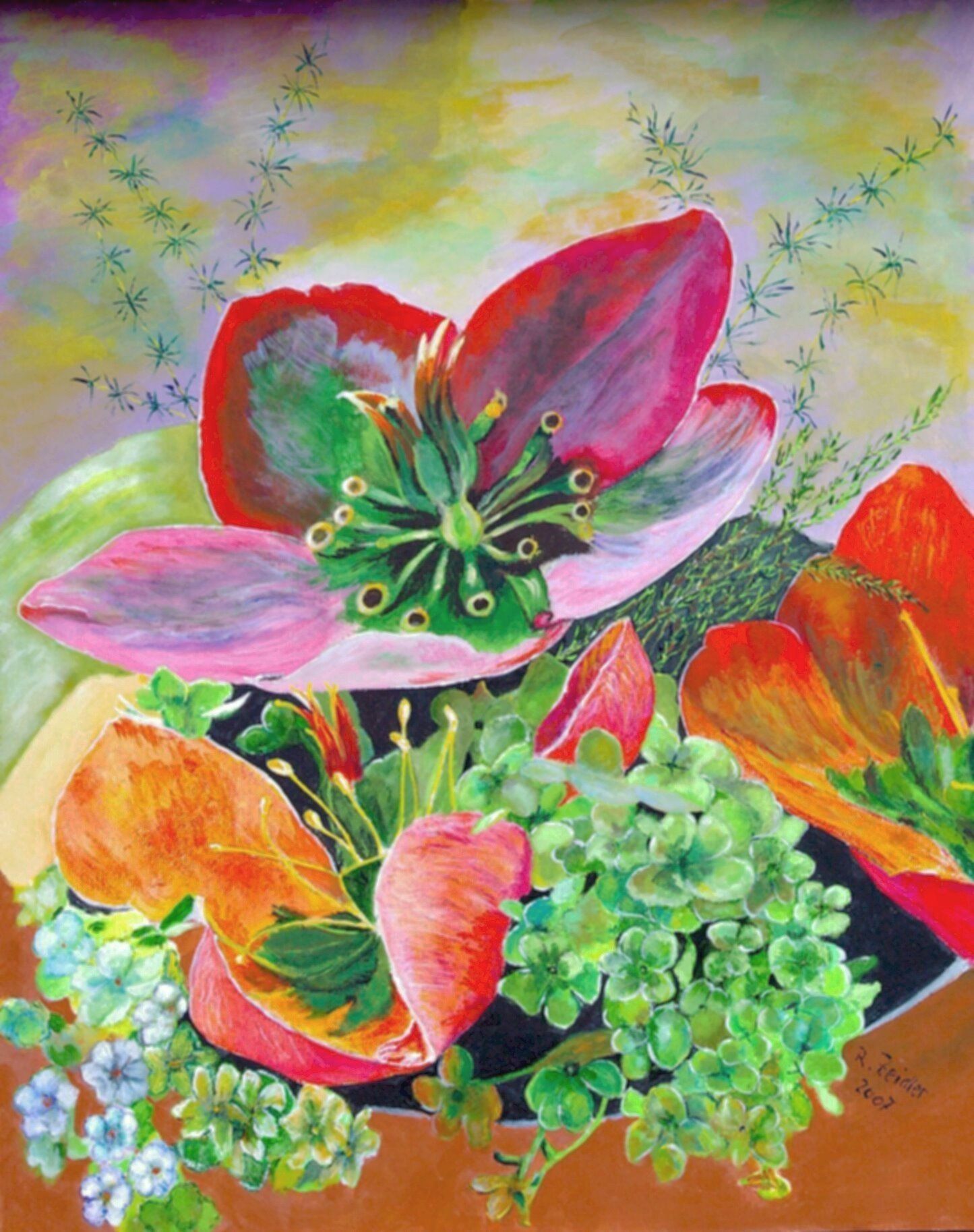 Acryl auf Karton 2007, 40cm x 50cm