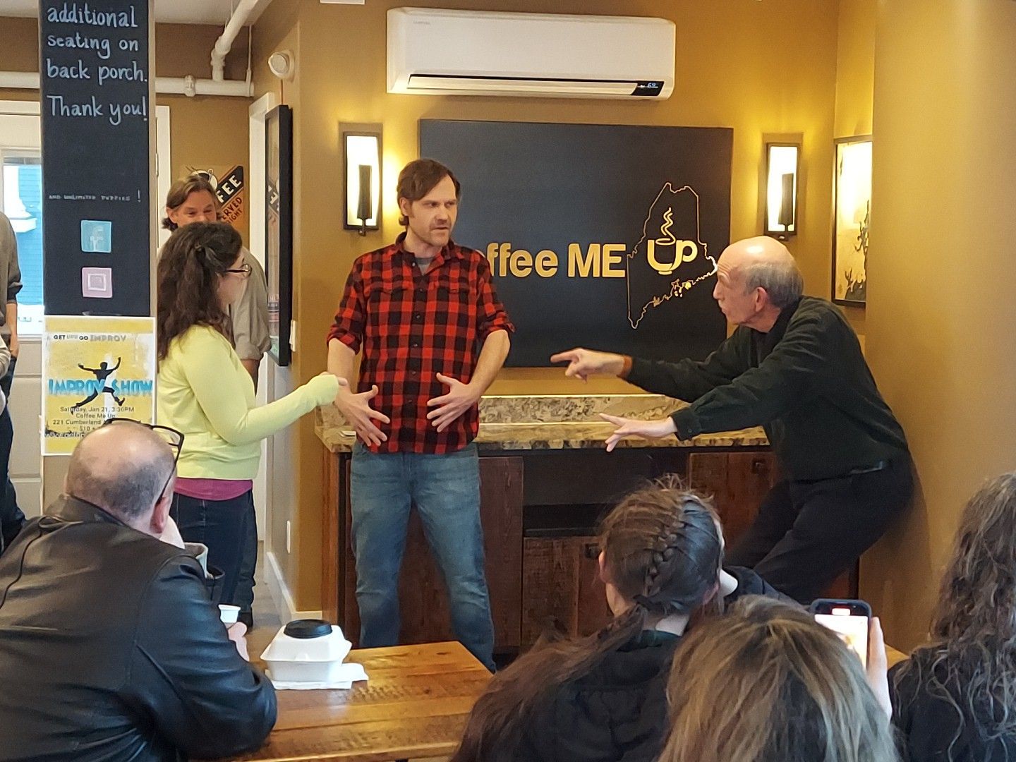 Improv comedy classes and team building workshops in Portland Maine