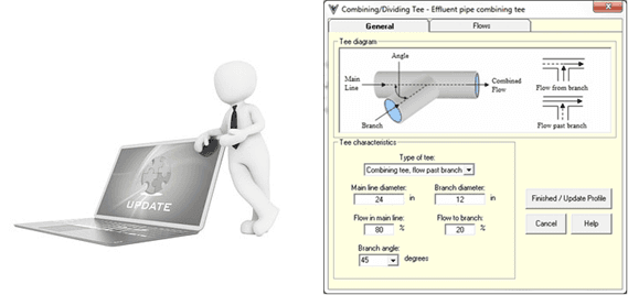 Use the links to view screenshots of Visual Hydraulics Visual Hydraulics screenshots