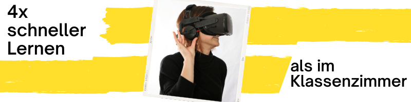4x schneller Lernen in VR