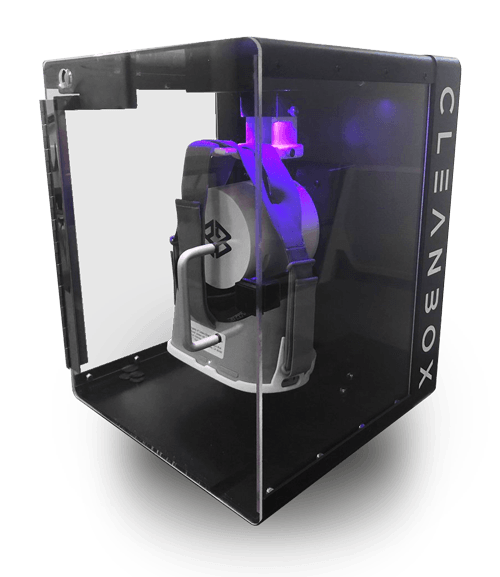 Mit der cleanbox CX1 können Sie VR Brillen schnell und kostensparend reinigen. Einfach die Experten von kabetec kontaktieren!