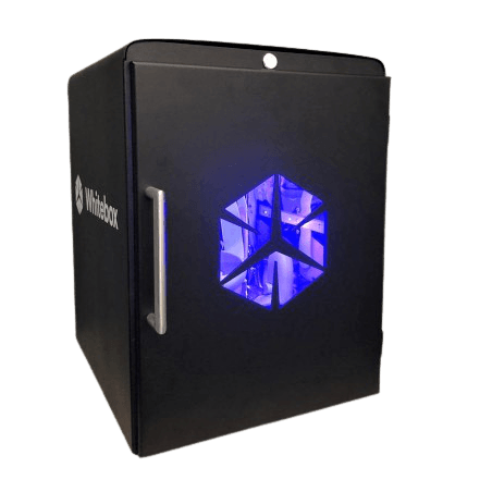 Die Whitebox mini ist eine günstige UVC Reinigungsbox - Vertrieb in Deutschland durch kabetec
