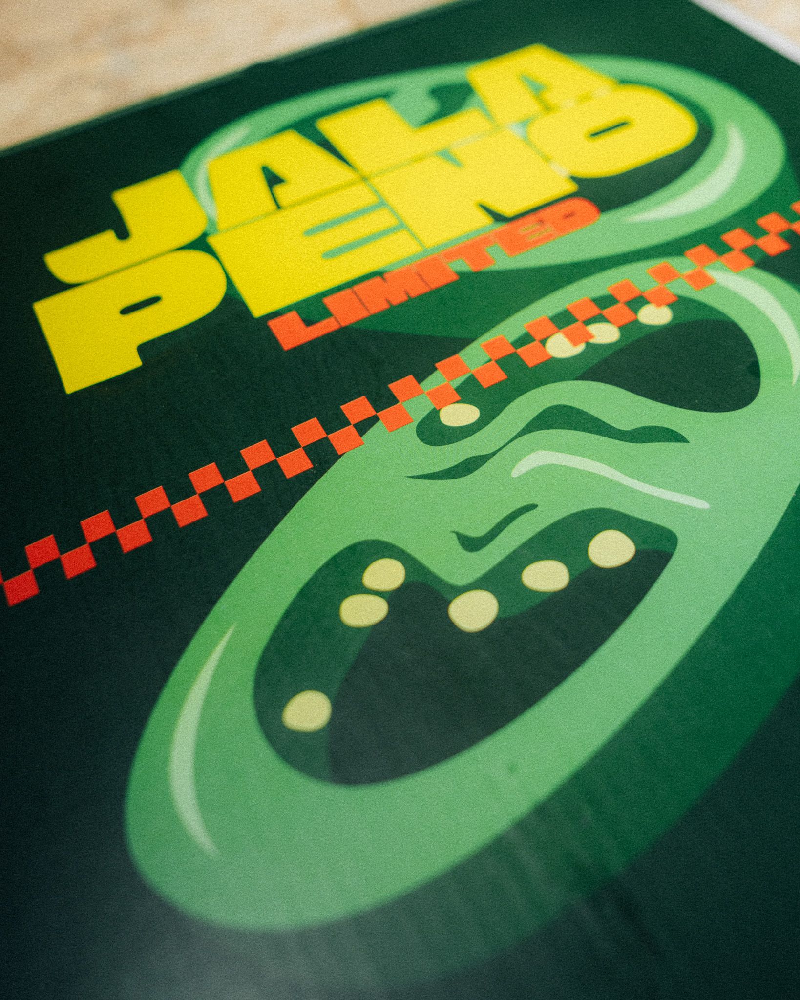 Pizzabox 32x32cm mit Cereza x Chillaui Design