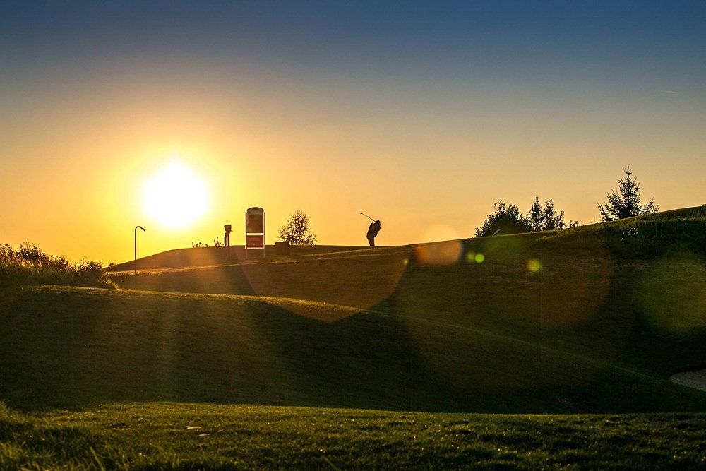 Sportpark Bad Waldsee, Bogenschiessen, Golf, Wandern, Radwandern, Nordic Walking, Mountainbiken, Cross-Skating, Loipe, Fahrradverleih, Natur-Lehrpfad, Rund-Wanderwege, Kaffee, Restaurant, Vinothek, erlesene Weine, Bar, selbstgebackene Kuchen, Snacks, Mittagstisch, Sonnenterrasse, Gin - Greenkeeper's Cut, Bier vom Fass, kleine Gerichte, Burger, vegetarisch, vegan, Laktose frei, Gluten frei, Café-Restaurant Ausblick T-19, Restaurant im Hofgut