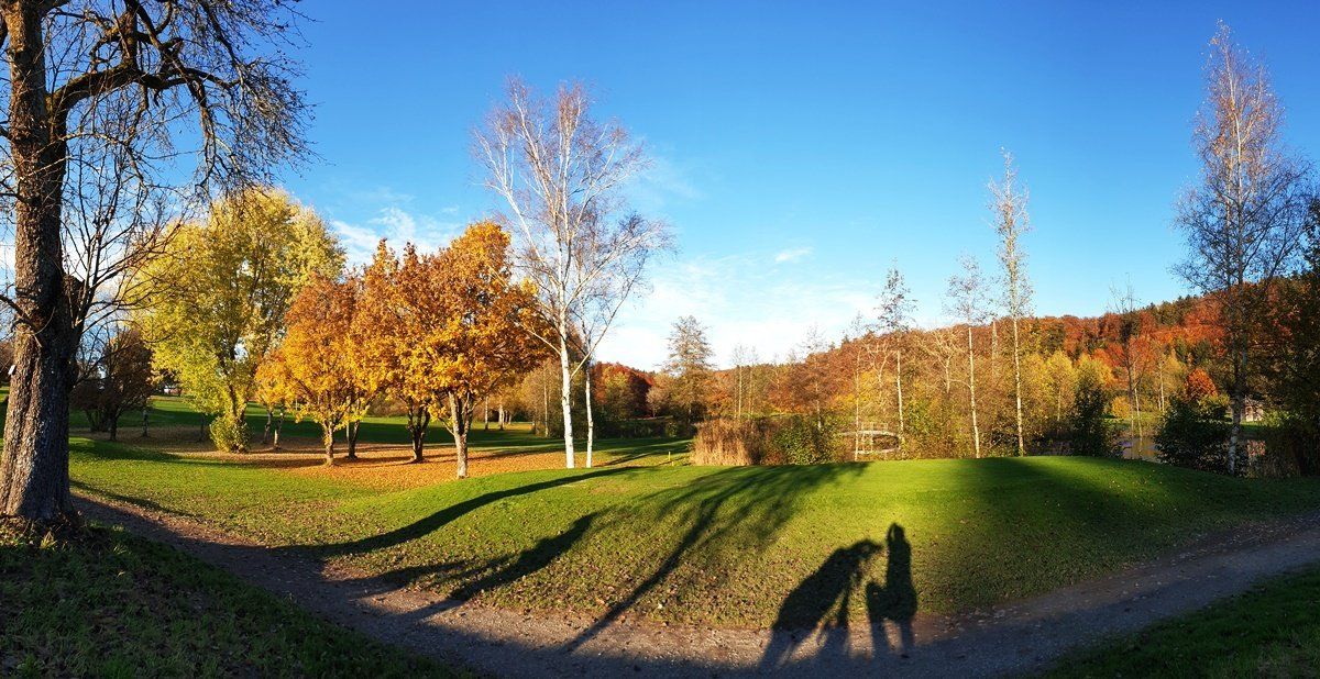 Sportpark Bad Waldsee, Bogenschiessen, Golf, Wandern, Radwandern, Nordic Walking, Mountainbiken, Cross-Skating, Loipe, Fahrradverleih, Natur-Lehrpfad, Rund-Wanderwege, Kaffee, Restaurant, Vinothek, erlesene Weine, Bar, selbstgebackene Kuchen, Snacks, Mittagstisch, Sonnenterrasse, Gin - Greenkeeper's Cut, Bier vom Fass, kleine Gerichte, Burger, vegetarisch, vegan, Laktose frei, Gluten frei, Café-Restaurant Ausblick T-19, Restaurant im Hofgut