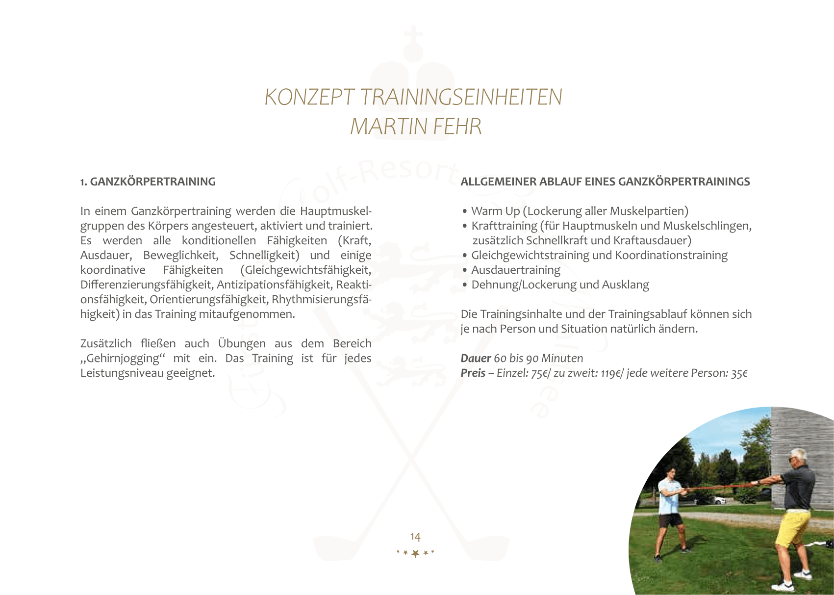 Sportpark Bad Waldsee Personal Coach Martin Fehr Trainingskonzept Ganzkörpertraining