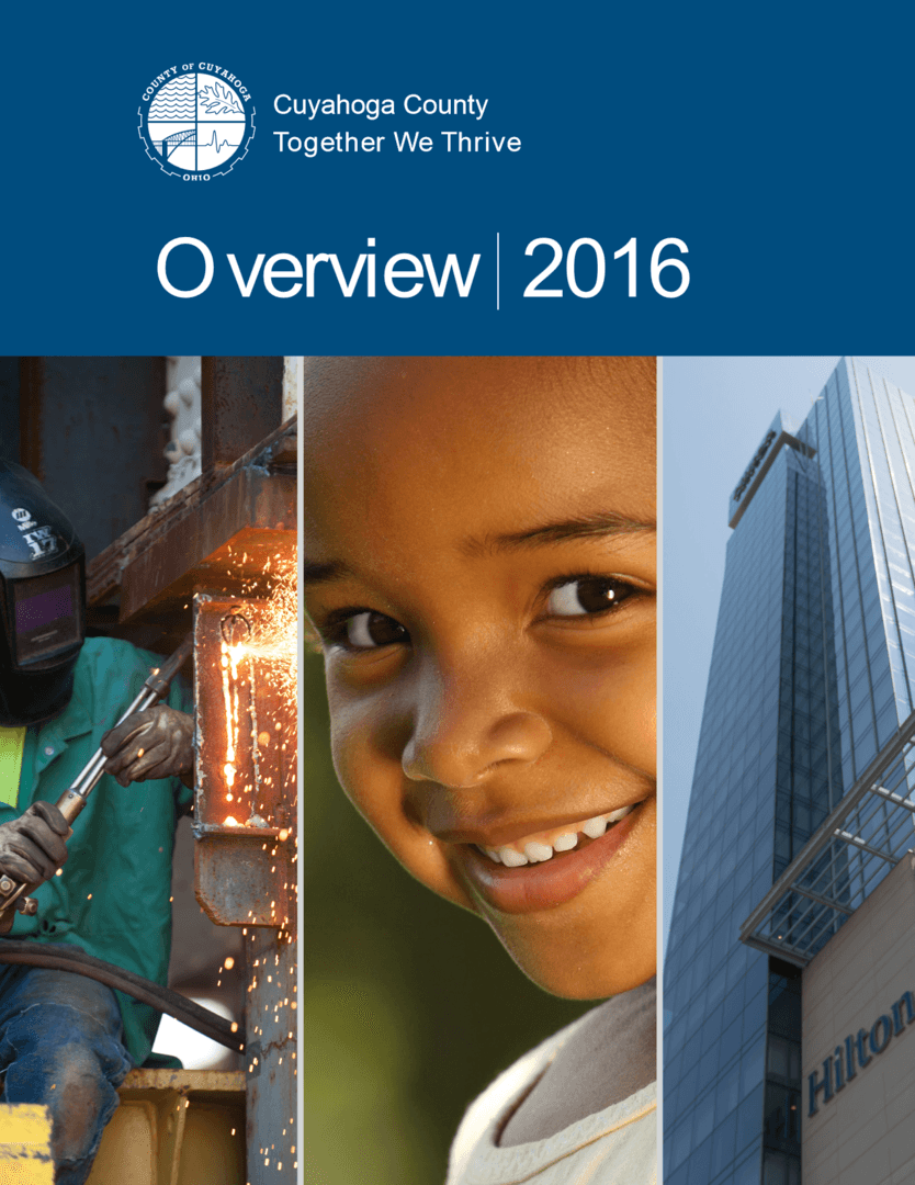 Cuyahoga County Overview 2016 Front of Pamplet