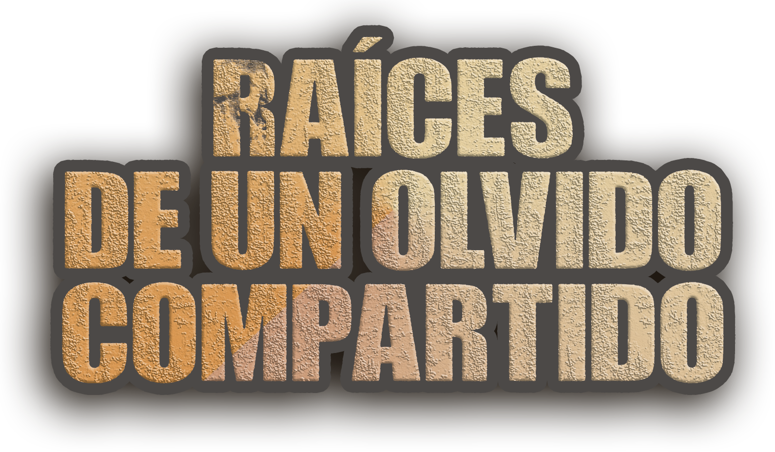 Título sin fondo de en el que se lee Bajo un cielo compartido