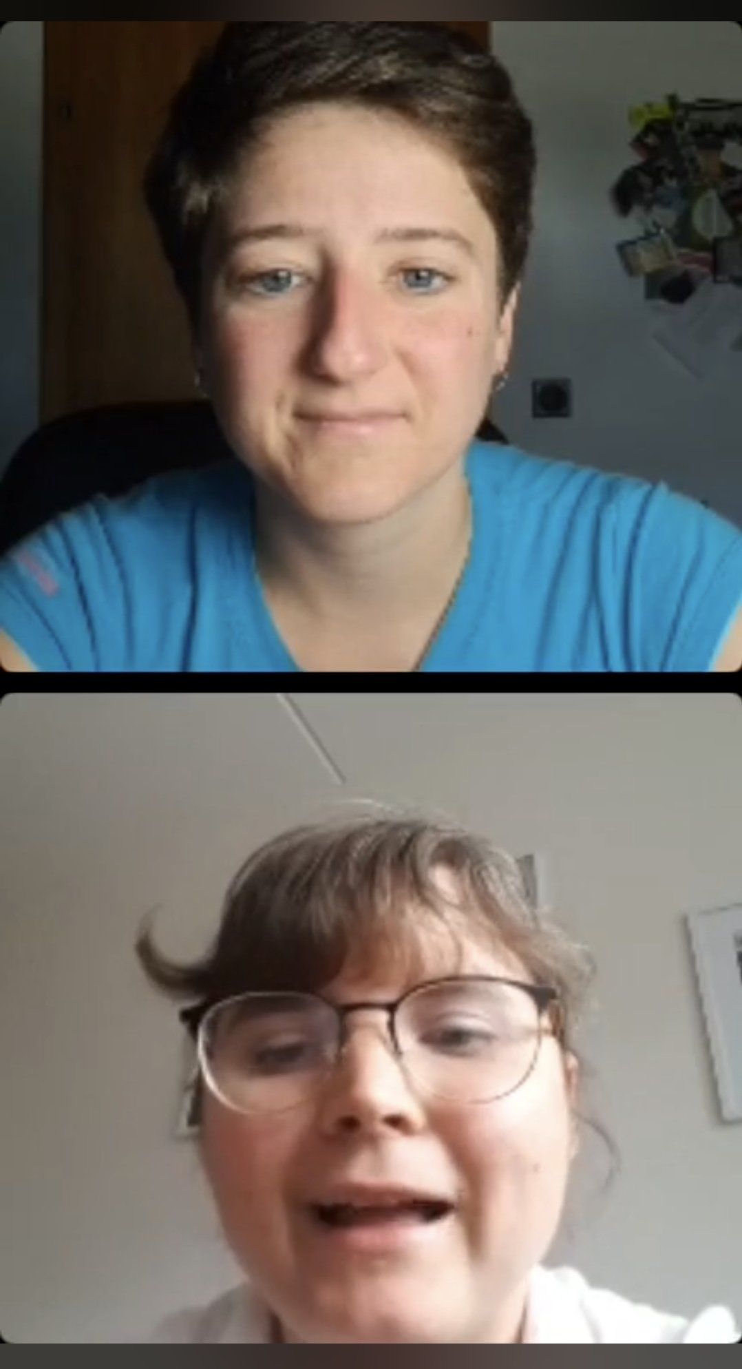 Instagram-Ansicht von Live-Video mit Steffi Treude und Regine Glass: Auch so kann man bei Instagram mehr Follower bekommen.