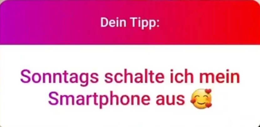 Soziale Medien gesund nutzen: Handy ausschalten- Tipp aus der Community