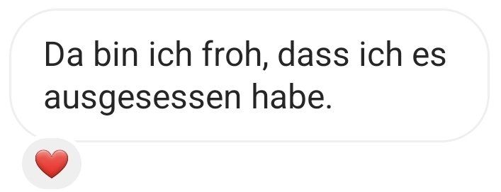 Screenshot einer Nachricht: