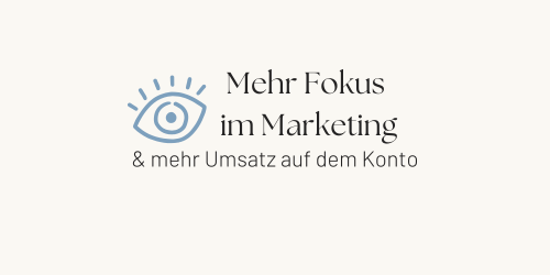 Mehr Fokus im Marketing- mehr Umsatz auf dem Konto. Titelbild zur Podcast-Folge mit Steffi Müsse