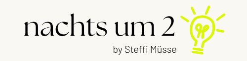 nachts um 2 by Steffi Müsse Logo
