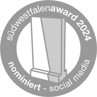 Südwestfalen Award 2024 - nominiert für beste Social Media