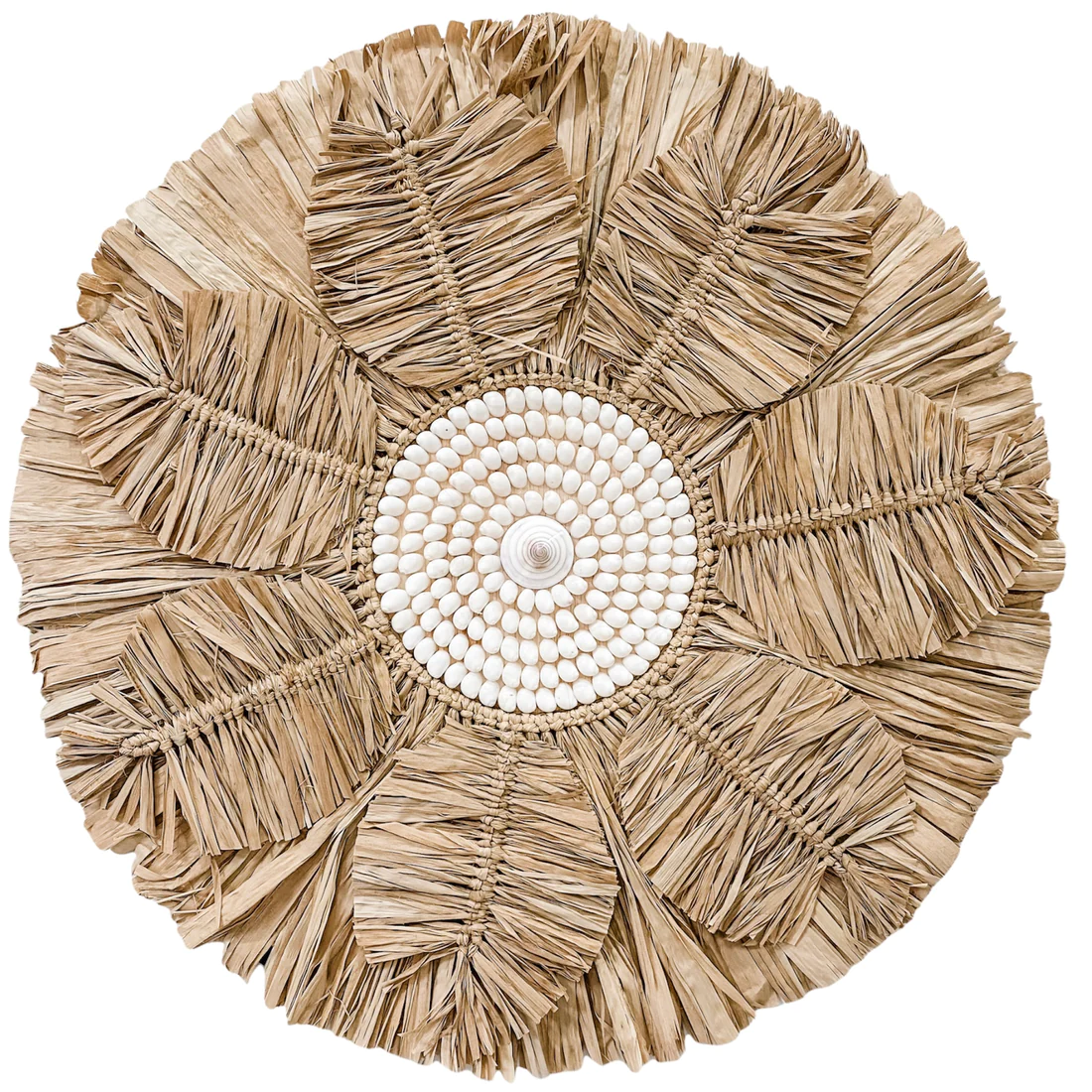 Espejo de fibra natural