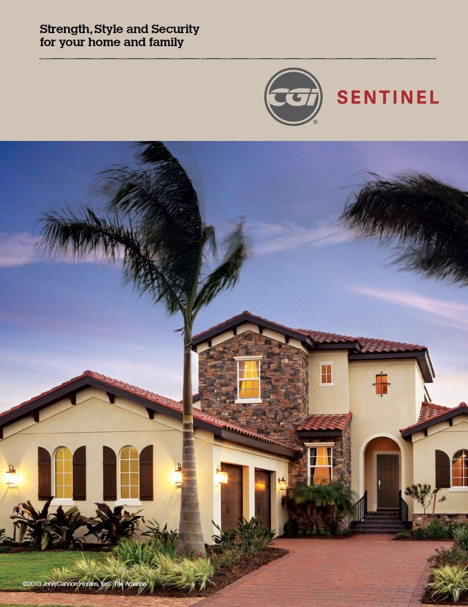 Hurricane Impact Windows - CGI Sentinel Brochure