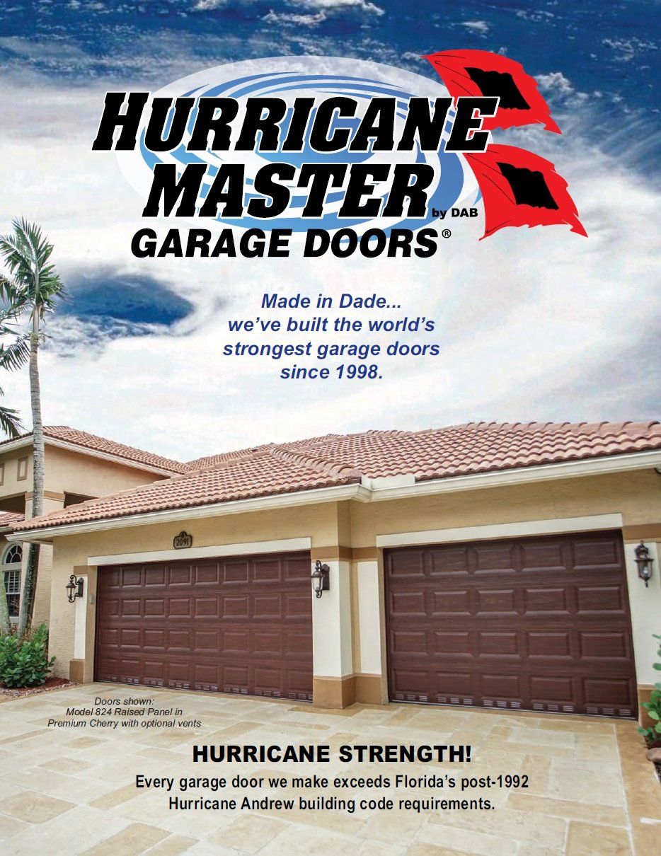 Hurricane Impact Windows - DAB Garage Door Model 824 Brochure