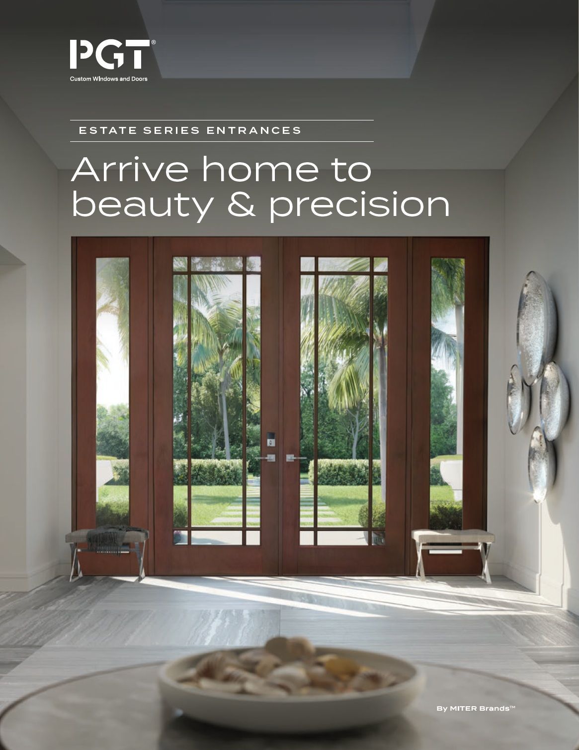 PGT WinGuard Aluminum FD 450 Series Entry Door Brochure 2025