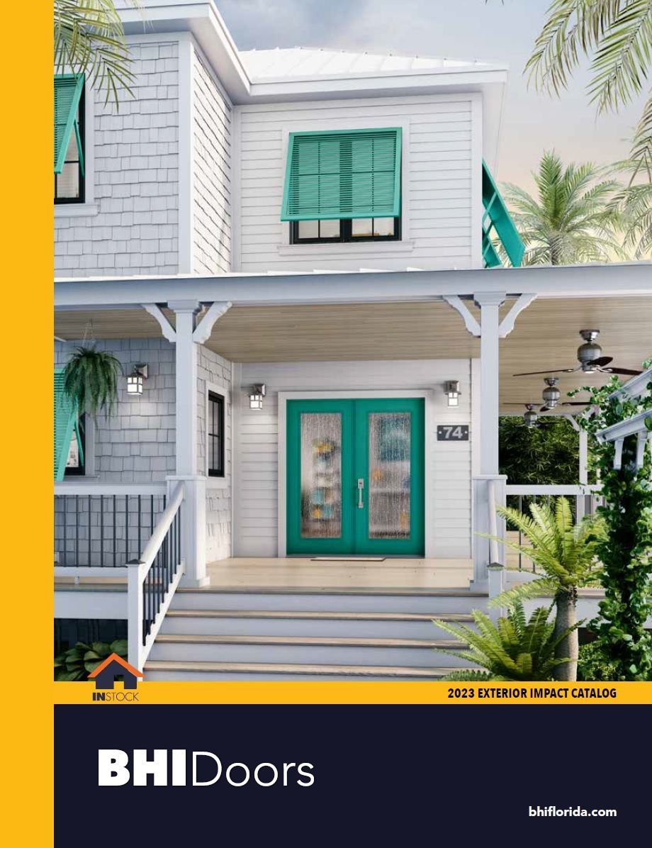 BHI PlastPro Fiberglass Entry Doors Brochure 2023