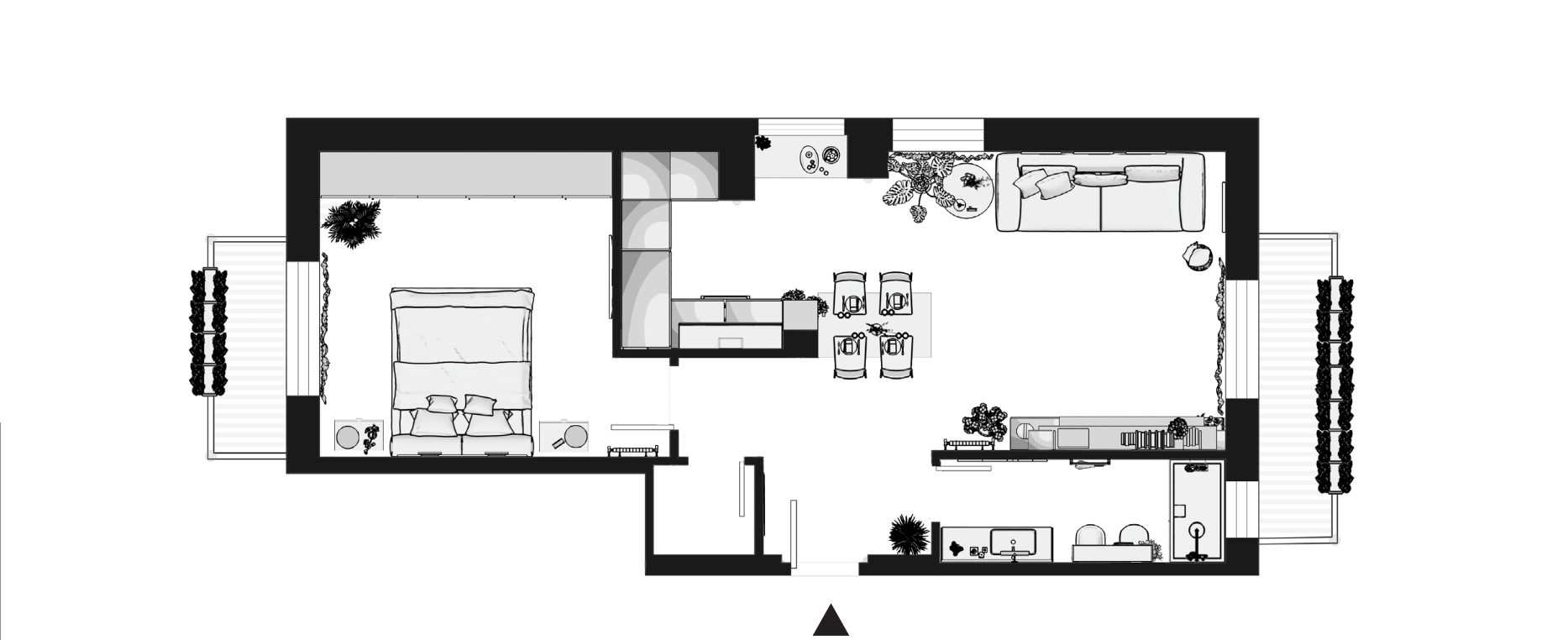 Casa Make up prima e dopo, post ristrutturazione