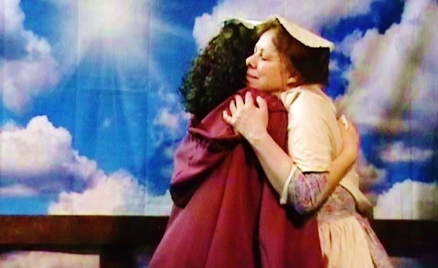 Scene from colonial Williamsburg play