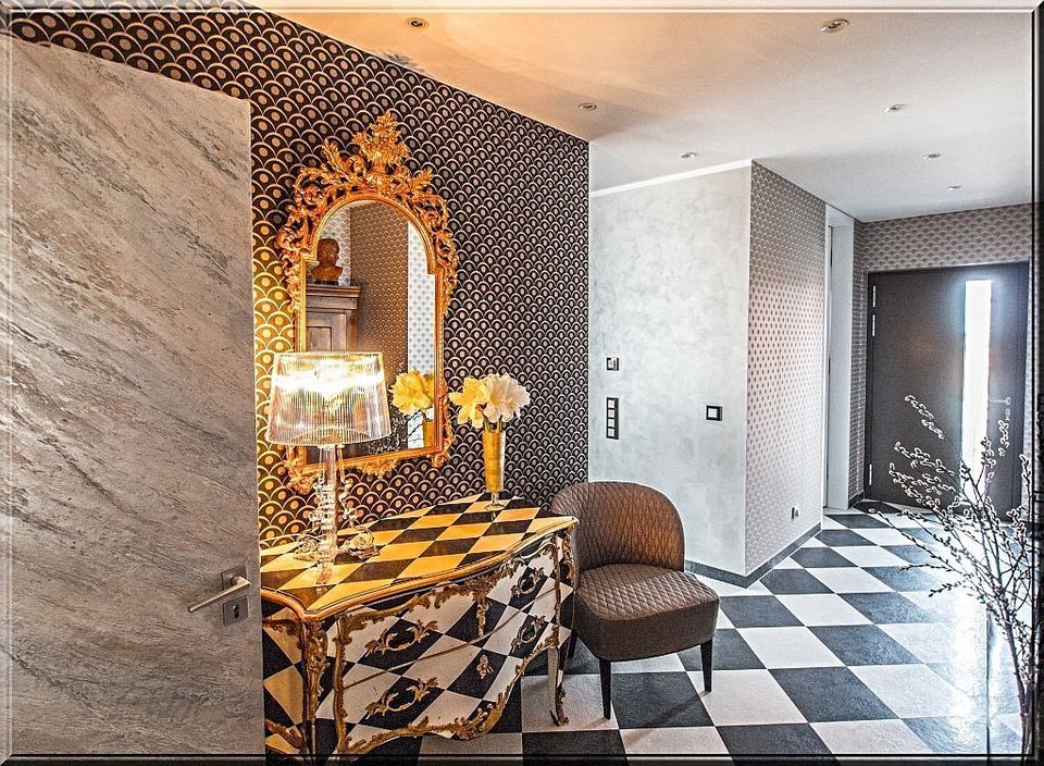 Wohnraumgestaltung am Ammersee Tapeten,exklusiv Design,Herrsiching,Starnberg,München