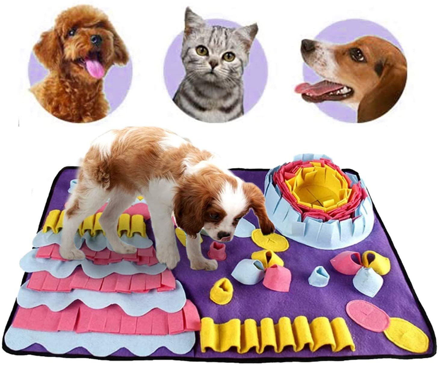 Tolle Beschäftigung für Katzen und Hunde* Schnüffelteppich Katze