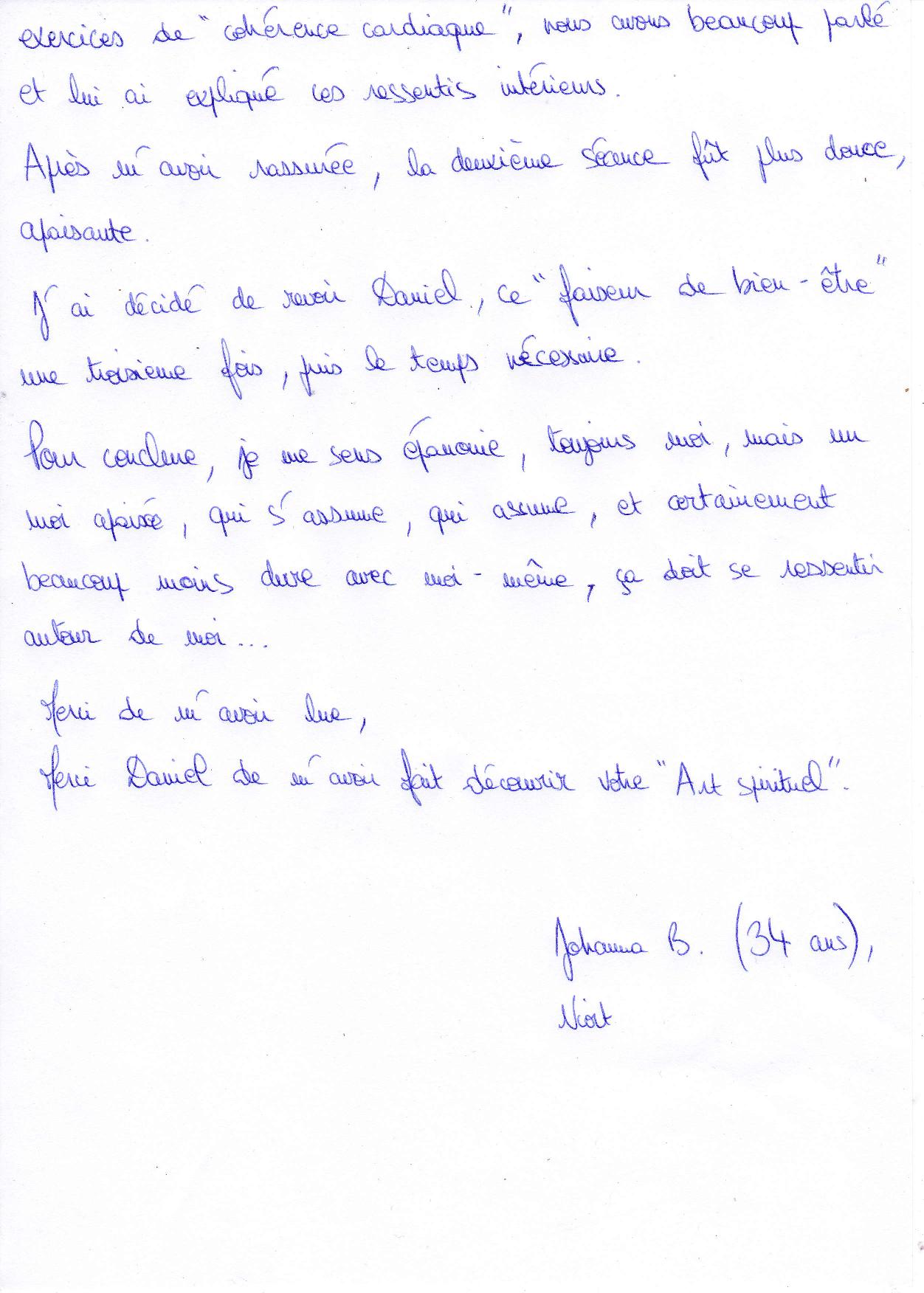 Témoignage, avis hypnose - psycho énergétique niort Témoignage, avis hypnose - psycho énergétique niort