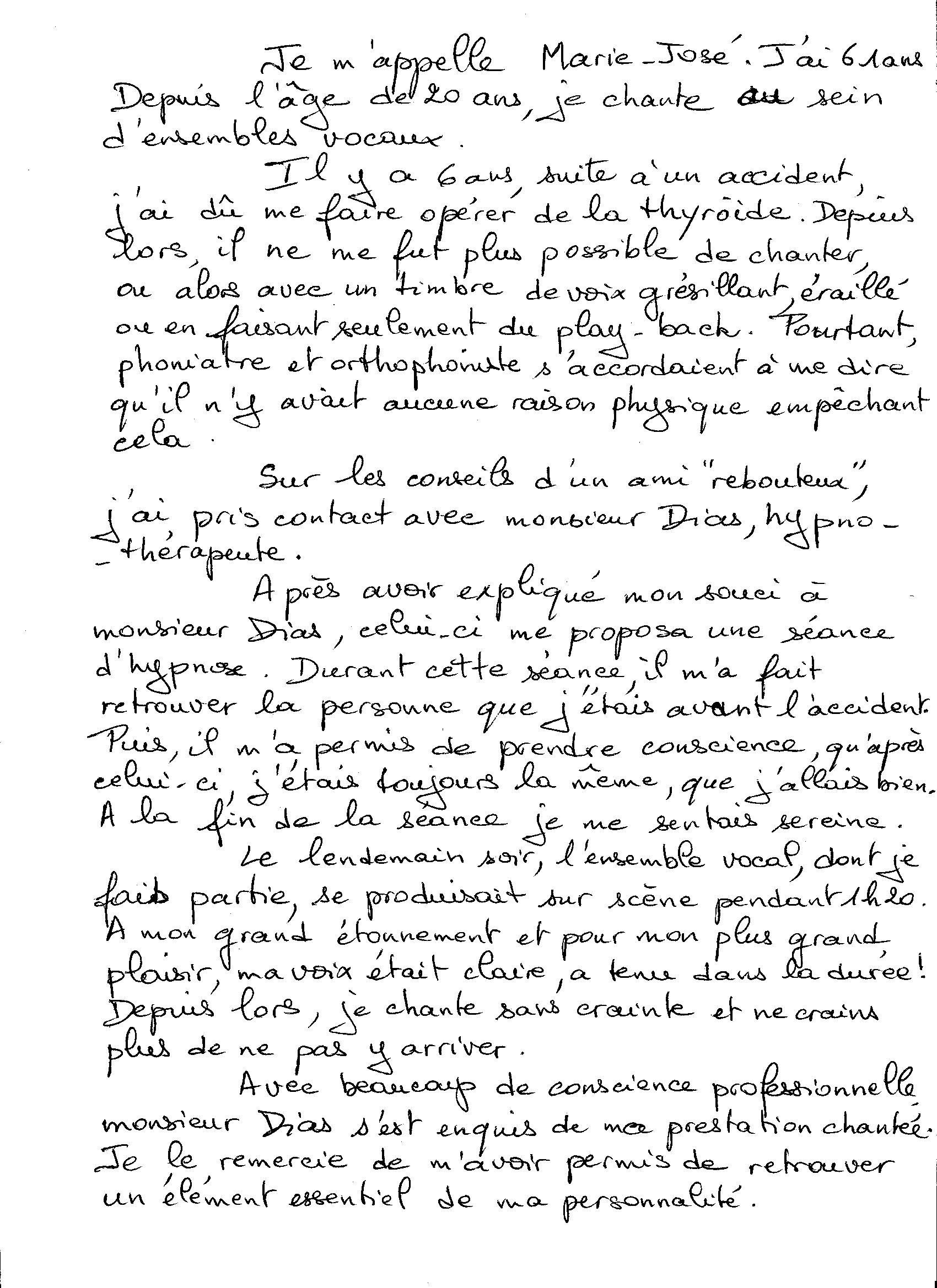 Perte de voix suite à l'ablation de la thyroïde