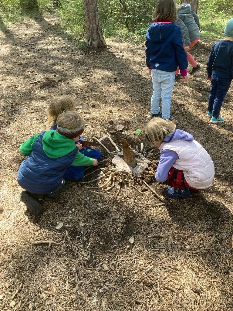 Kleine Forscher:innen – Naturbeobachtungen in der Waldgruppe
