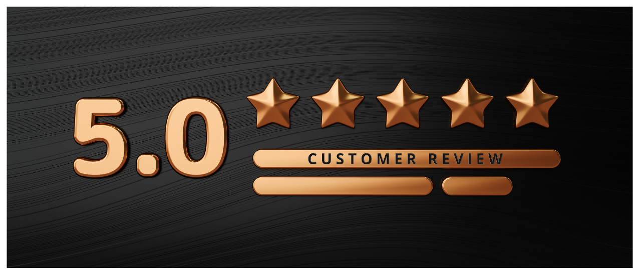 5 start reviews