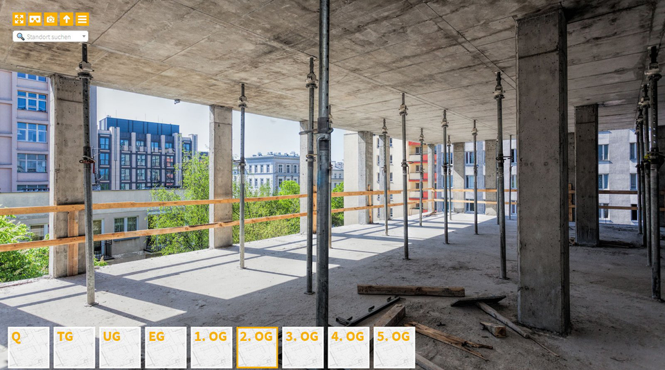 Digitale Bautenstand Dokumentation 360° Matterport