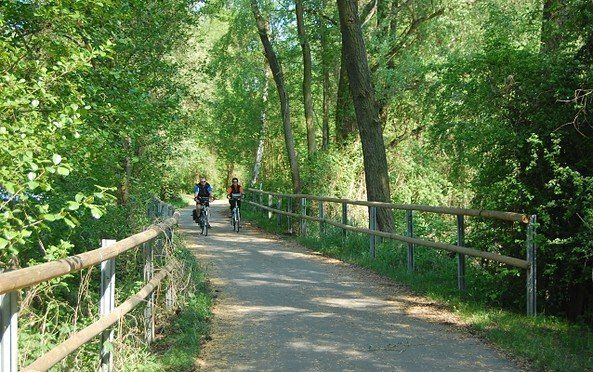 Wanderweg nahe dem Hotel Havelland