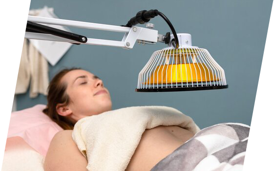 Anwendung der TDP-Lampe in Pottendorf