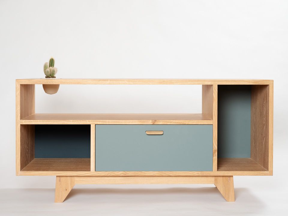 commode chêne massif