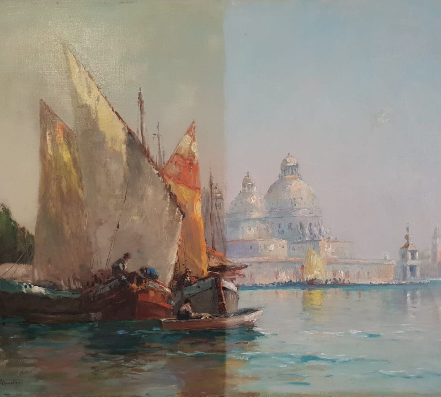 Alten Firnis entfernen