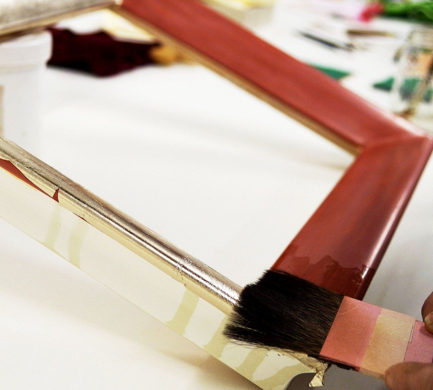 Bilderrahmen vergolden