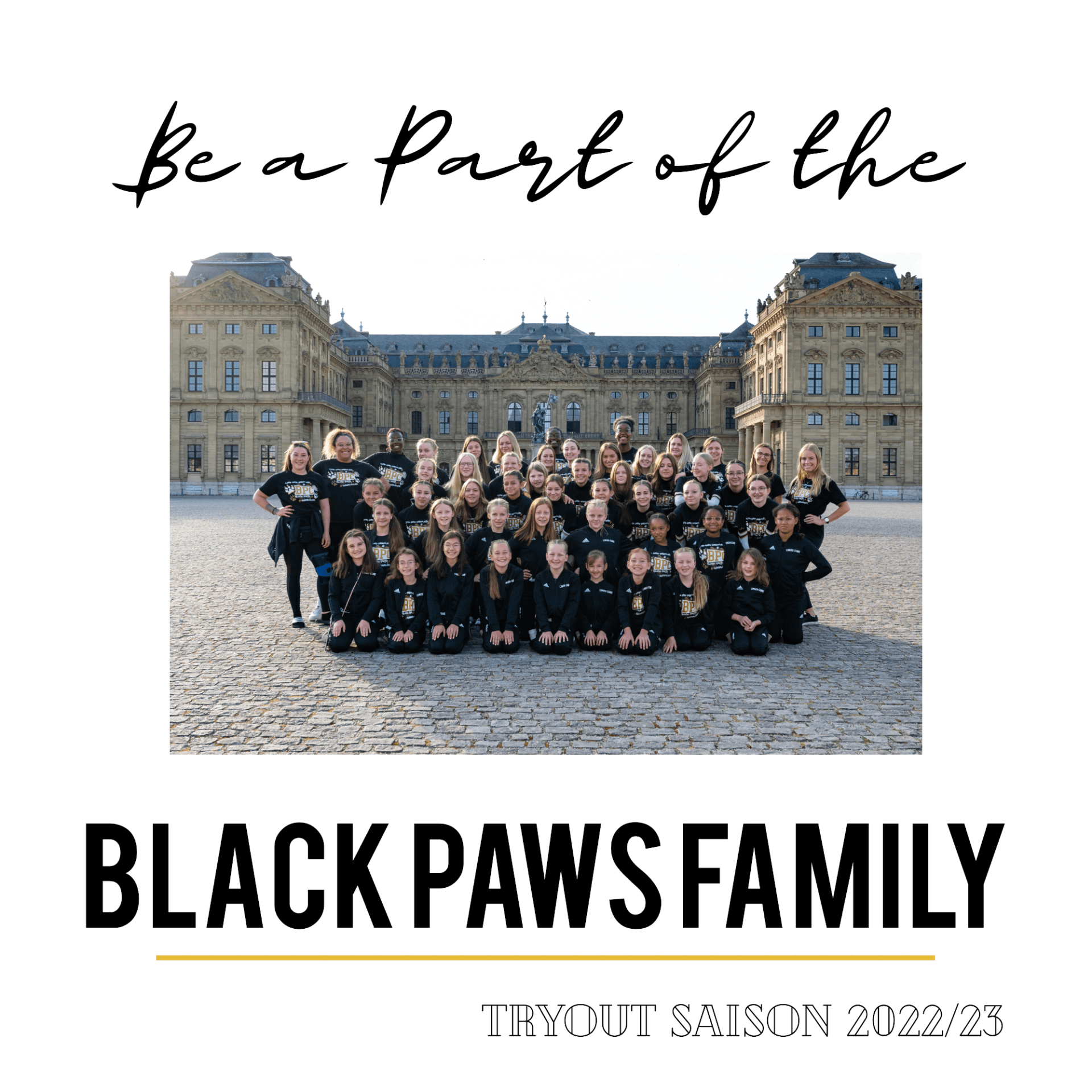 BE A PART OF THE BLACK PAWS FAMILY