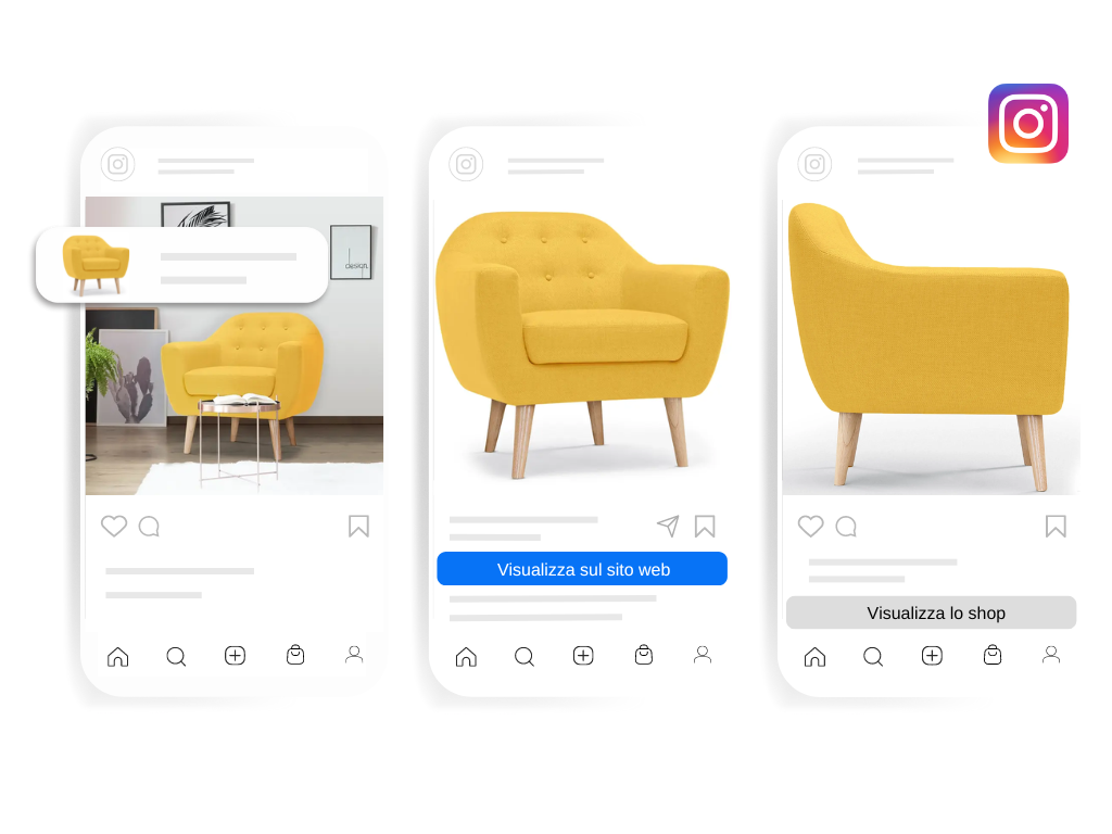 Le pagine con i dettagli dei prodotti forniscono informazioni pertinenti sugli articoli del tuo catalogo prodotti, ad esempio prezzi e descrizioni. Mostrano anche i contenuti in cui è taggato il prodotto su Instagram e rimandano le persone al tuo sito web per completare la transazione. Gestisci il tuo shop su Instagram direttamente dalla dashboard ed evita l'overselling Il tuo shop su Instagram con Stoploop e Opsboard 4.0