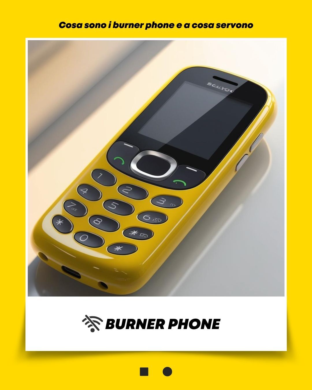 I burner phone sono dispositivi economici e anonimi, spesso senza connessione a internet, usati per comunicazioni temporanee senza traccia digitale.