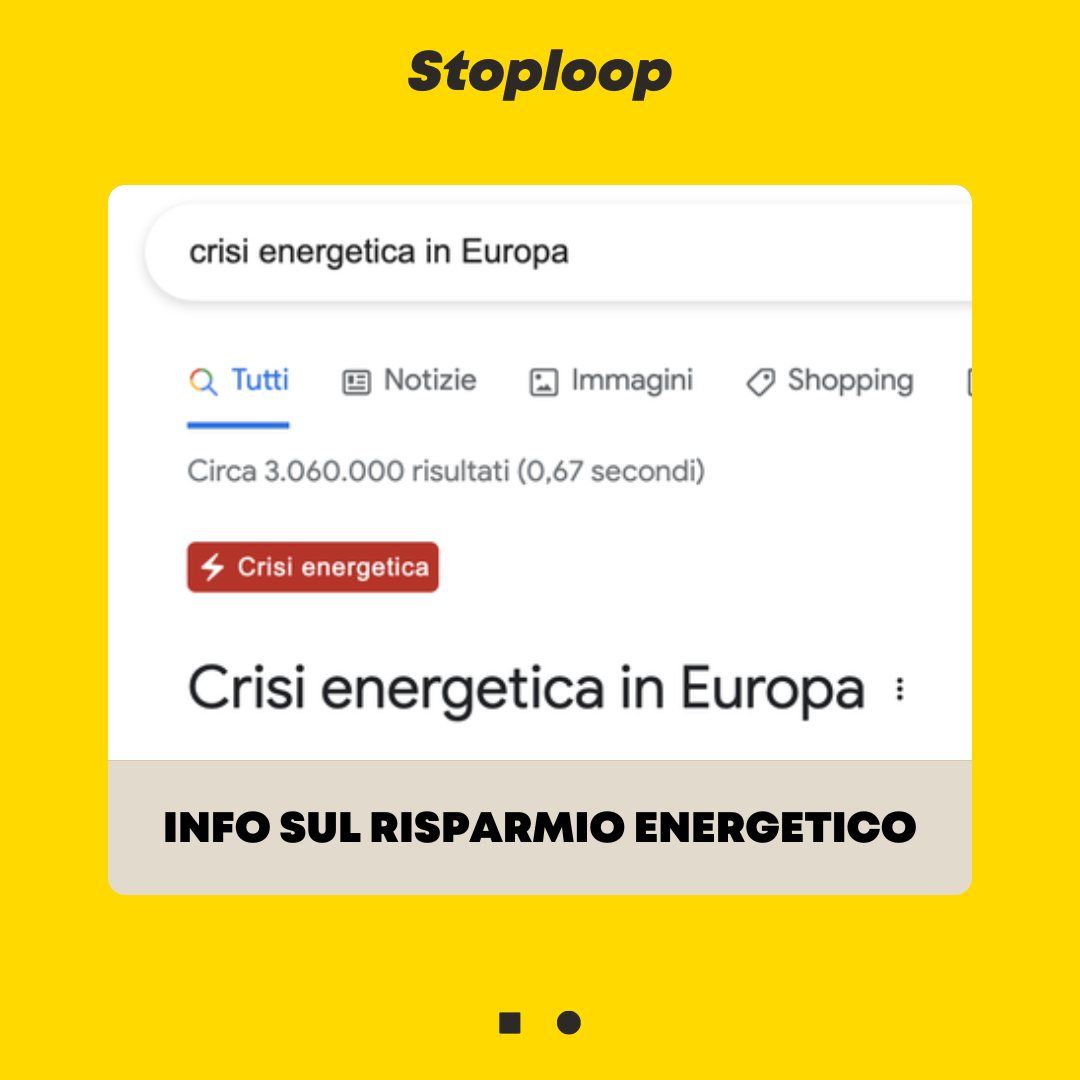 Ne va di mezzo il nostro pianeta ma sempre di più anche il nostro portafoglio. In questi momenti di incertezza, le persone si rivolgono a Google per ottenere aiuto e informazioni. Poiché le persone cercano nuovi modi per tenere sotto controllo i propri consumi energetici e mantenere i costi gestibili, abbiamo introdotto una nuova funzione per consentire alle persone di trovare informazioni pertinenti e attuabili che le aiutino a superare questa crisi e a risparmiare energia. 4 - Rimani informato sul risparmio energetico, con la Ricerca Google