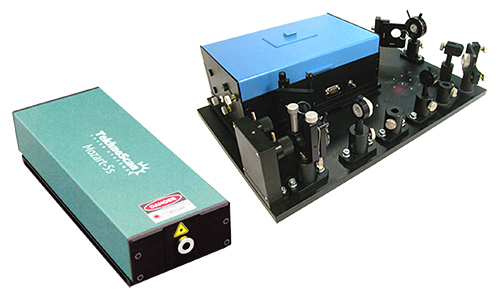 DPSS laser and frequency doubler for 266 nm