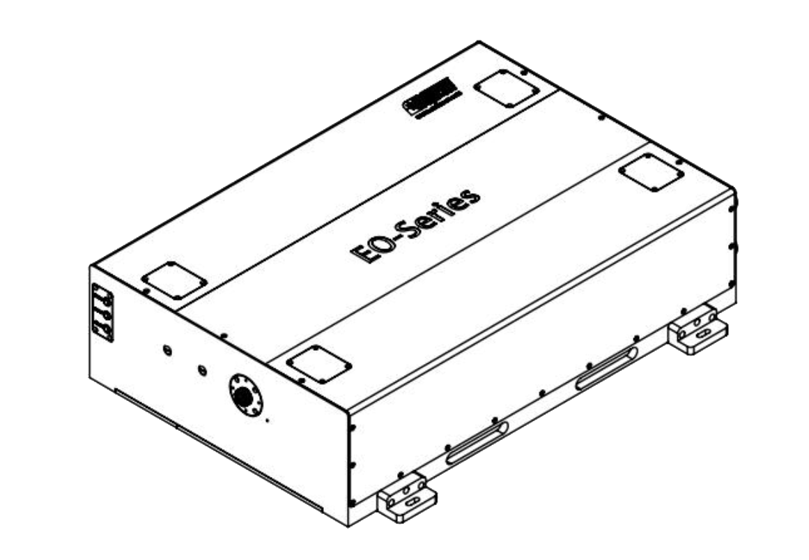 All solid state EOM Q-switched laser at 532 nm